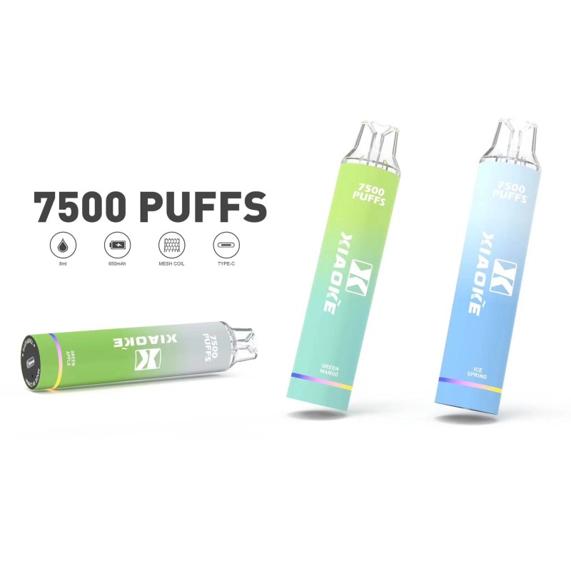 梟客拋棄式-xiaoke-7500口一次性可充電